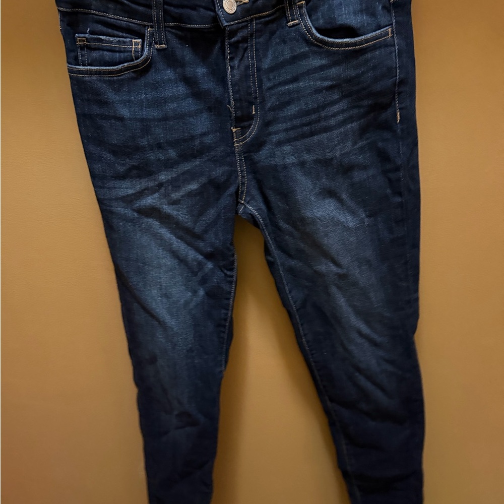 VERVET BY FLYING MONKEY Dark Blue Skinny Jeans